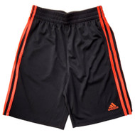 Adidas Boys Black & Red Striped Athletic Basketball Gym Shorts Medium 10-12
