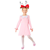 Dr Seuss Toddler Girls Cindy-Lou Who Dress & Headband Costume