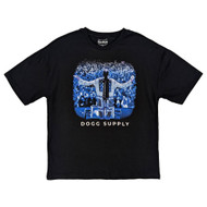 Dogg Supply Mens Black Snoop Dogg Rap Concert Short Sleeve T-Shirt