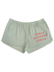 Grayson Social Womens Jrs Green Girls Support Girls Athletic Shorts