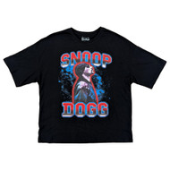 Dogg Supply Mens Black Snoop Dogg Graphic Tee Short Sleeve T-Shirt