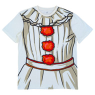 IT Chapter Two Mens Short Sleeve Pennywise Costume T-Shirt