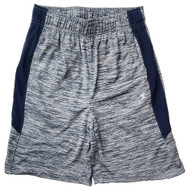 Xersion Boys Heather Blue Side Stripe Athletic Basketball Gym Shorts