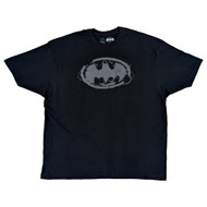Batman Mens Black Bat Symbol Graphic Print Short Sleeve T-Shirt 3XL