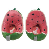 Squishmallows Toddler Girls Pink Wanda Watermelon Slippers House Shoes 7-8