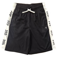 Xersion Boys Black & White Stripe Athletic Basketball Gym Shorts