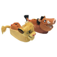 Disney Lion King Toddler Boys & Girls Plush Simba & Pumba Slippers