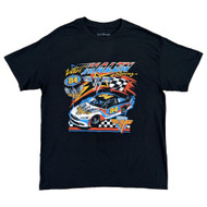 Van Halen Mens Black Short Sleeve Racing Graphic T-Shirt