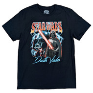 Star Wars Mens Black Short Sleeve Darth Vader Graphic T-Shirt
