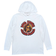 Lee Mens White Hooded Long Sleeve James Brown Graphic Shirt