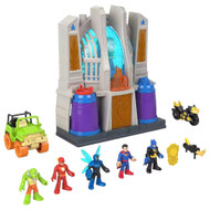 Imaginext DC Super Friends Hall of Justice Playset, Batman & Superman Figures