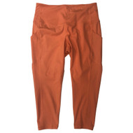Xersion Womens Peach Athletic Fit Capri Leggings High Rise Stretch Pants