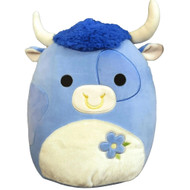Squishmallows Bermayeh Blue Bull 12" Plush with Fuzzy Accents Stuffed Animal Pal
