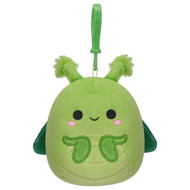 Squishmallows Plush 3.5 inch Trenton the Praying Mantis Stuffed Pal with Clip