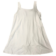 Xersion Womens White Athletic Tank Dress with Built in Shorts