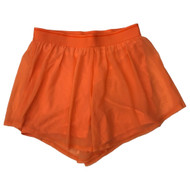 Reebok Womens Peach Orange Athletic Skort Skirt with Under Shorts