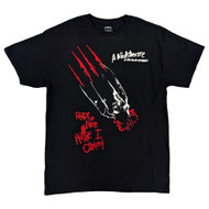 A Nightmare On Elm Street Mens Black Short Sleeve Graphic T-Shirt