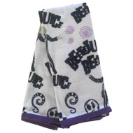 Beetlejuice Halloween Themed Hand Towel Set,  2 Plush Towels