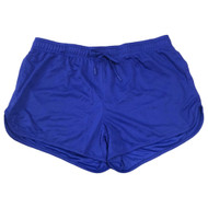 Womens Periwinkle Blue Mesh Athletic Shorts 4 Inch Inseam X-Large