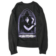 Womens Gray Wednesday Adams Halloween Sweatshirt Sweat Shirt
