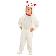 Toddler Boys Girls Plush Bullseye Puppy Hooded Jumpsuit Halloween Costume