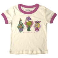 Girls White & Pink Grinch Christmas Holiday T-Shirt Tee Shirt
