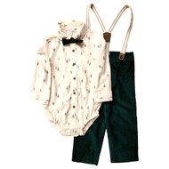 Carters Infant & Toddler Boys Flannel Shirt & Corduroy Pants Outfit Set