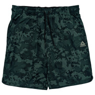 Reebok Mens Green Gables Camo Slim Fit Delta Core Short