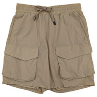Athletic Works Mens Beige Stone Wash Ripstop Cargo Short Small