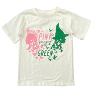 Girls Wicked Musical Pink Goes Good With Green Short Sleeve T-Shirt