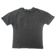 Girls Wicked Broadway Musical Short Sleeve Black T-Shirt Tee Shirt