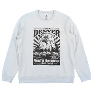 Wrangler Mens Gray John Denver Graphic Fleece Sweatshirt