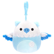 Squishmallows Plush 3.5 inch Frost Griffin with Snowflake Stuffed Pal with Clip