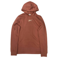 Reebok Womens Pink Split Side Hoodie Pull-over Athletic Sweatshirt X-Small