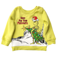 Infant Boys & Girls Green The Grinch Christmas Holiday Knit Sweater 18 Months