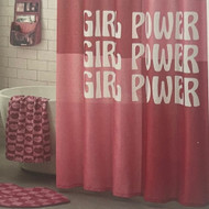 Forever 21 Home Maddie Girl Power Fabric Shower Curtain, Bath Decor