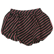 Womens Green & Pink Striped Wicked Themed Puff Mini Skirt