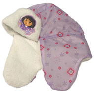 Girls Purple Dora the Explorer Trapper Hat