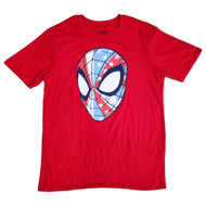 Marvel Comics Boys Red Patriotic Spider-Man Tee Shirt T-Shirt XX-Large 18