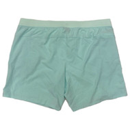 Womens Breathable Mint Green Blue Athletic Shorts with Pockets 3X