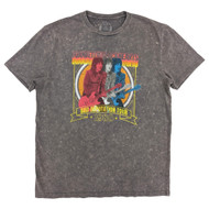 Lee Mens Gray Wash Short Sleeve Joan Jett Graphic Tee Shirt