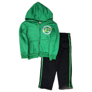 Boys White & Green Teenage Mutant Ninja Turtles Hoodie & Pants Outfit Set