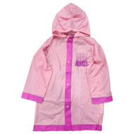 Girls Pink High School Musical Rain Coat Hooded Rain Jacket Medium/Large