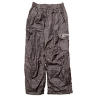 Zero Xposur Boys Brown Plaid Zip Front Snow Ski & Snowboard Pants