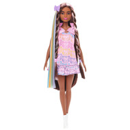 Barbie Fun & Fancy Doll & Accessories, Brunette with Extra-Long Hair & 2 Looks