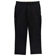 Dockers Mens Black Straight Fit Signature Khaki Lux Cotton Stretch Pant