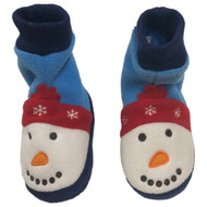 Infant & Toddler Boys Snowman Slippers Boot Style House Shoes