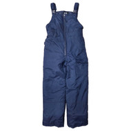 Boys Navy Blue Zip Front Adjustable Straps Snow Bibs Ski & Snowboard Pants