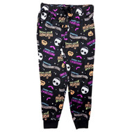 Womens  Black Nightmare Before Christmas Sleep Pants Pajama Bottoms Large 12-14