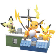 Mega Construx Pokemon Picachu Evolution Building Set with 2 Action Figures 159 Pc